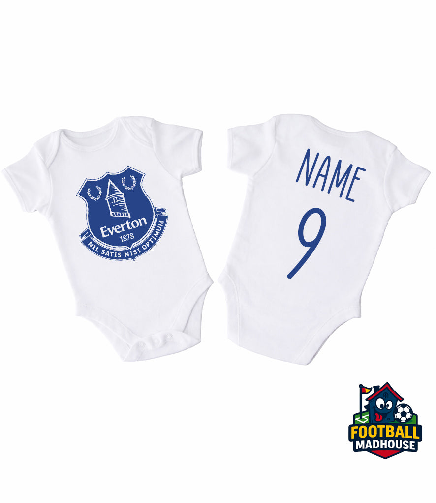 Everton Football Personalised Bodysuit