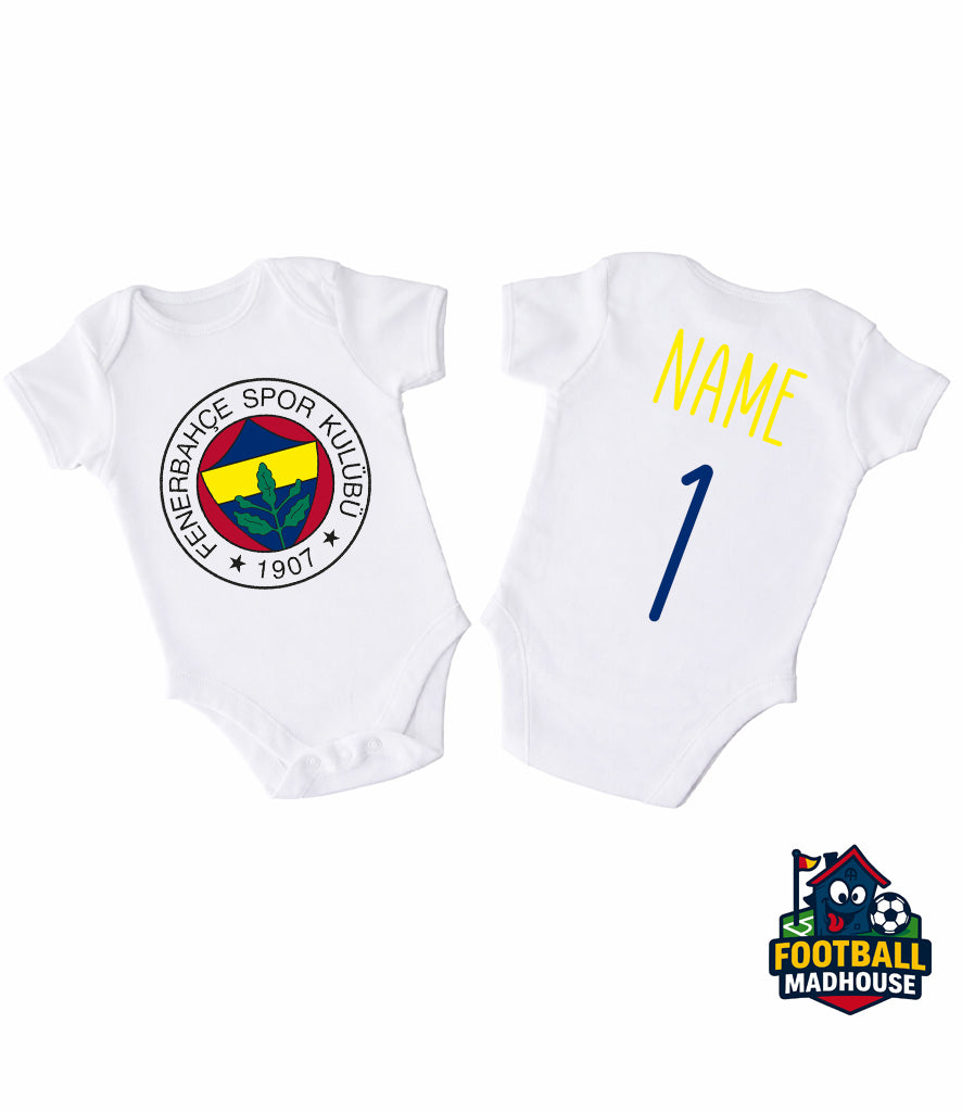 Fenerbahçe SK Football Personalised Bodysuit