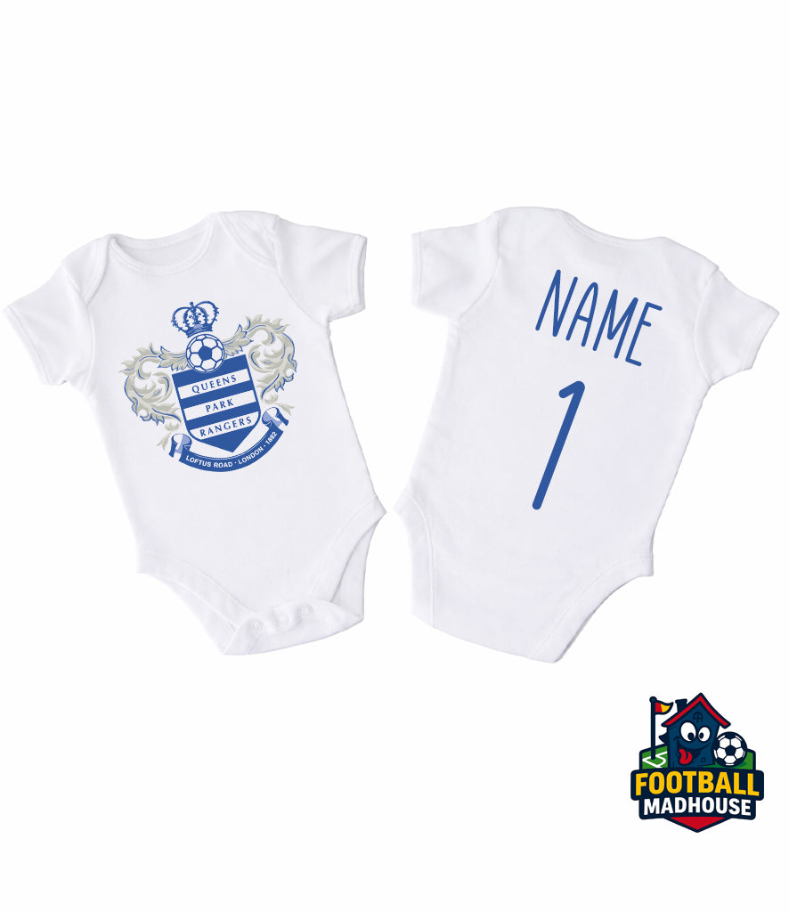 QPR Retro Football Personalised Bodysuit