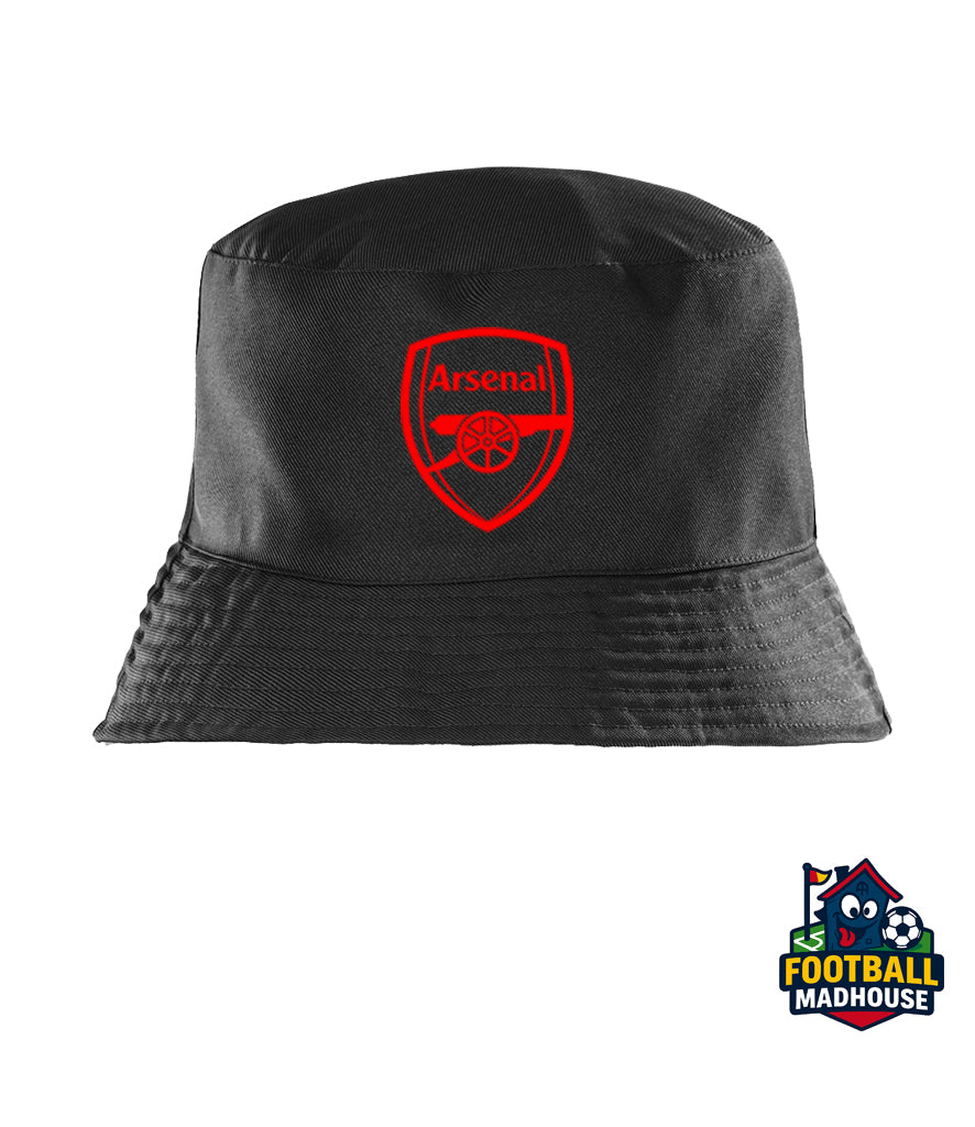 Arsenal Black Bucket Hat