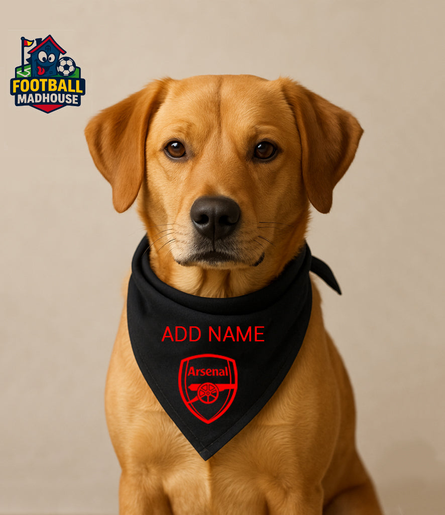 Arsenal Black Dog Bandana