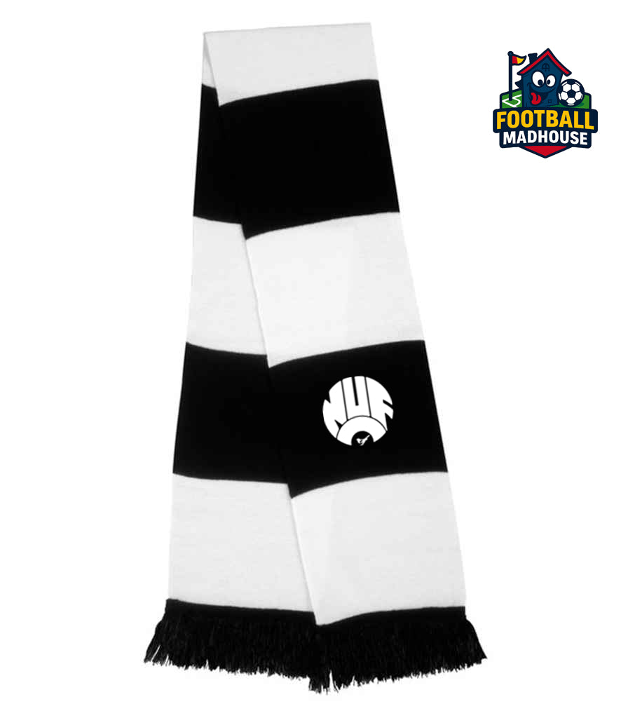 Newcastle United Retro Black & White Scarf