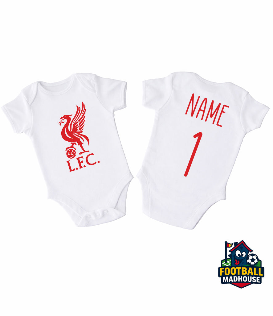 Liverpool Football Personalised Bodysuit