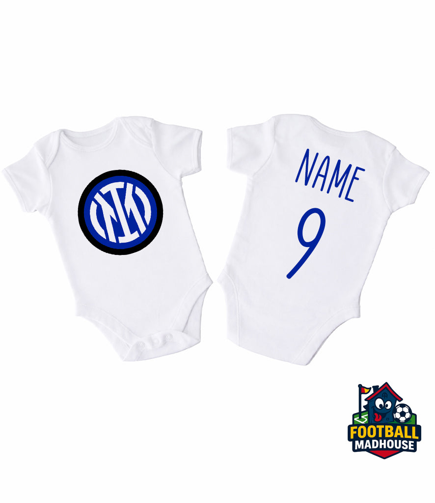Inter Football Personalised Bodysuit