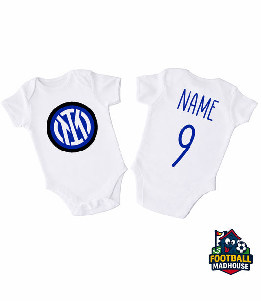 Inter Football Personalised Bodysuit