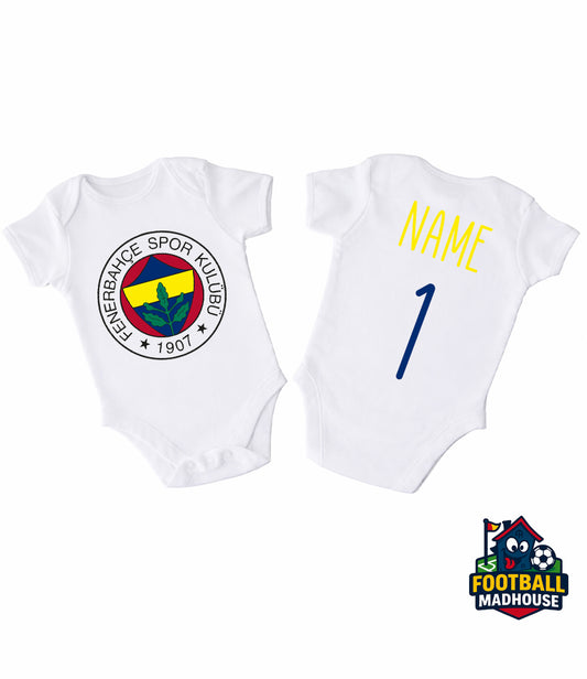 Fenerbahçe SK Football Personalised Bodysuit