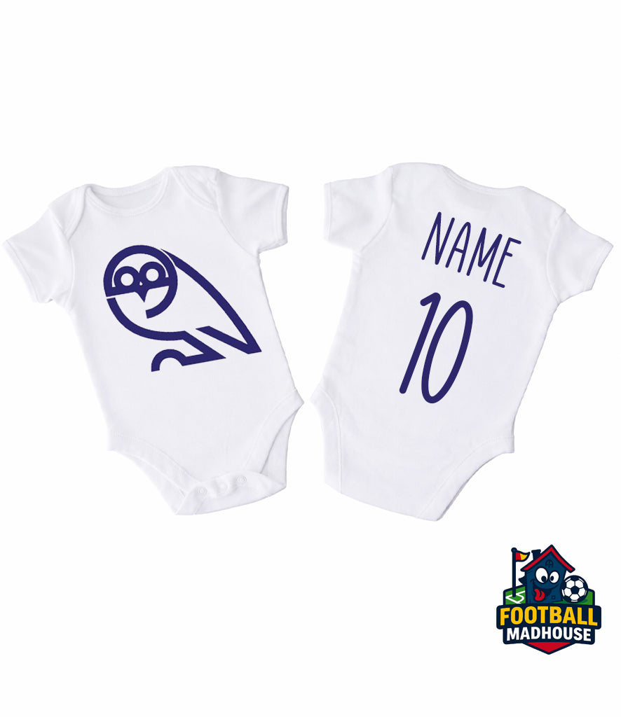 Sheffield Wednesday Retro Football Personalised Bodysuit