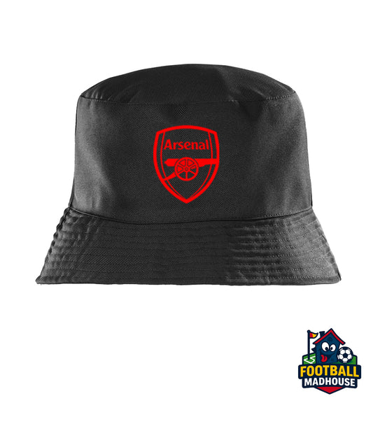 Arsenal Black Bucket Hat