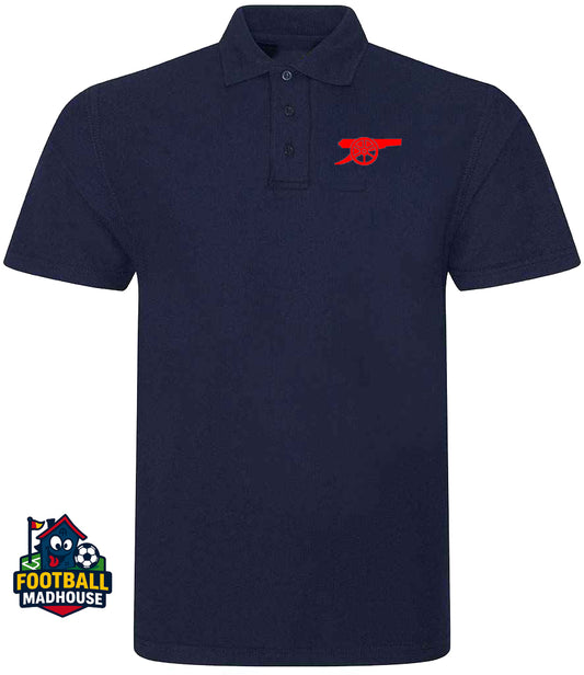 Arsenal Cannon Navy Polo