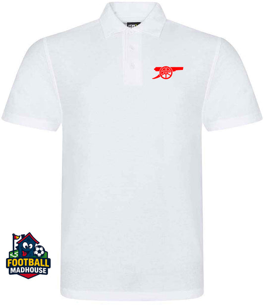 Arsenal Cannon White Polo