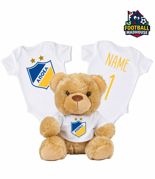 APOEL Personalised Teddy Bear & Bodysuit