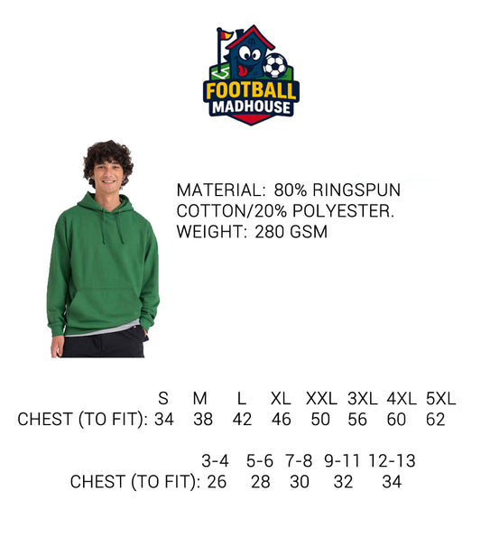 Leeds United 1996 Retro White Hoodie