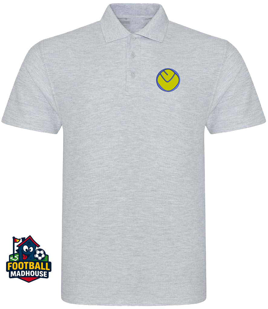 Leeds United 1974 Retro Grey Polo