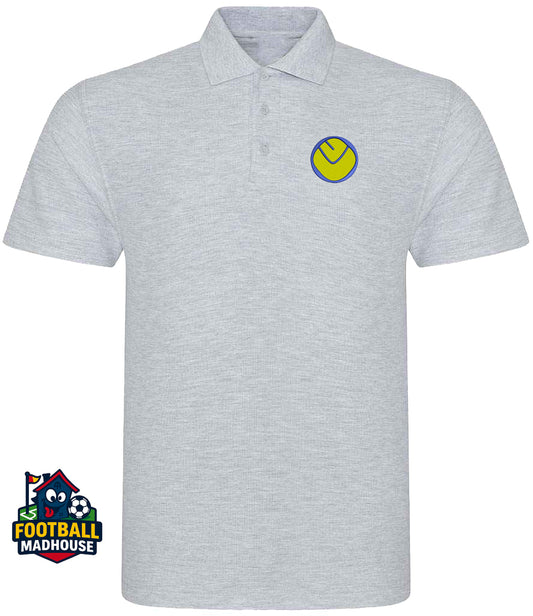 Leeds United 1974 Retro Grey Polo