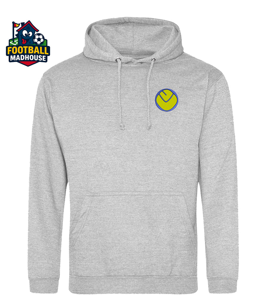 Leeds United 1974 Retro Grey Hoodie