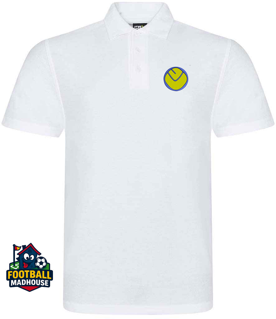 Leeds United 1974 Retro White Polo
