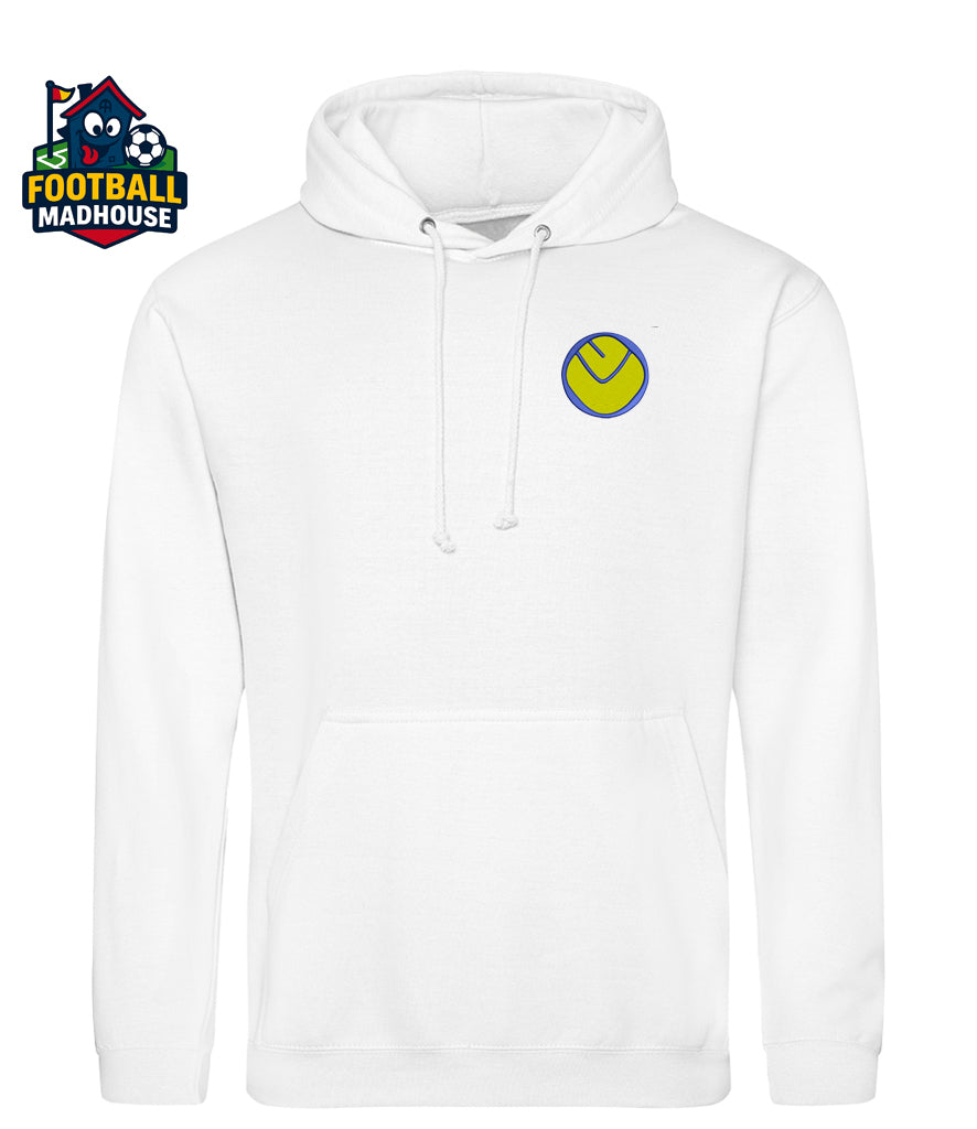 Leeds United 1974 Retro White Hoodie