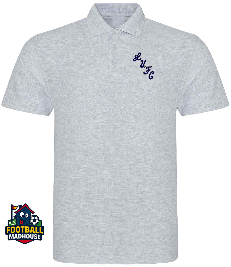 Leeds United 1996 Retro Grey Polo