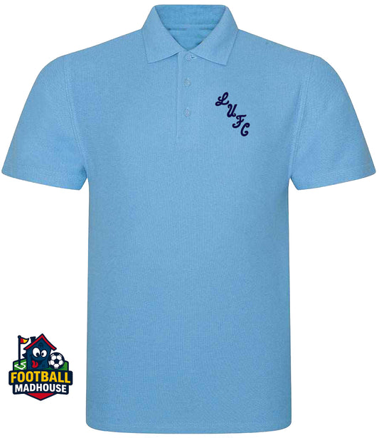 Leeds United 1996 Retro Light Blue Polo