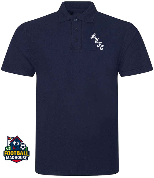 Leeds United 1996 Retro Navy Polo