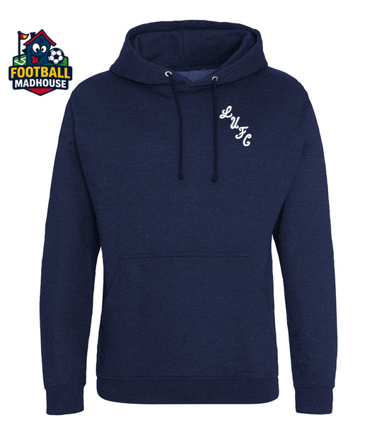 Leeds United 1996 Retro Navy Hoodie