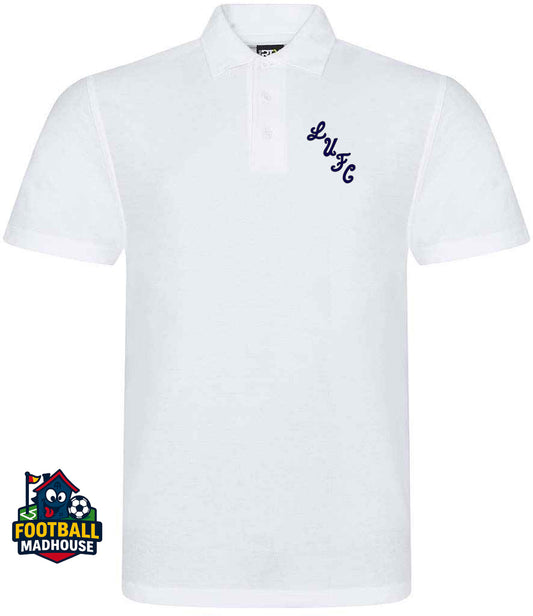 Leeds United 1996 Retro White Polo
