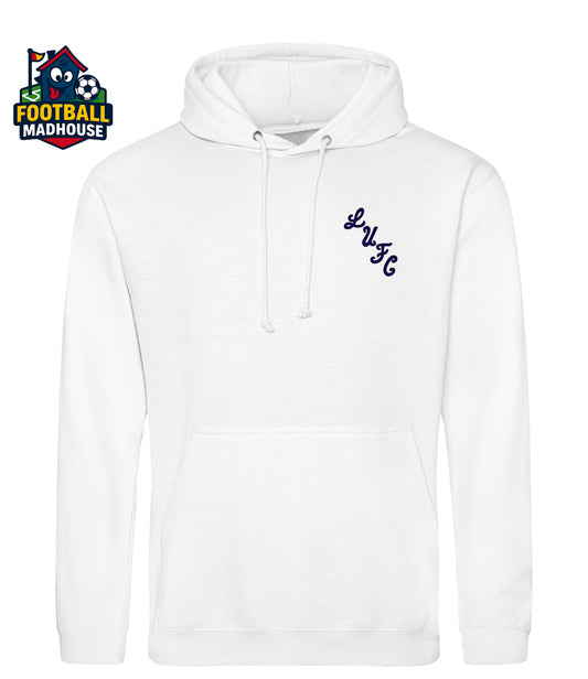 Leeds United 1996 Retro White Hoodie