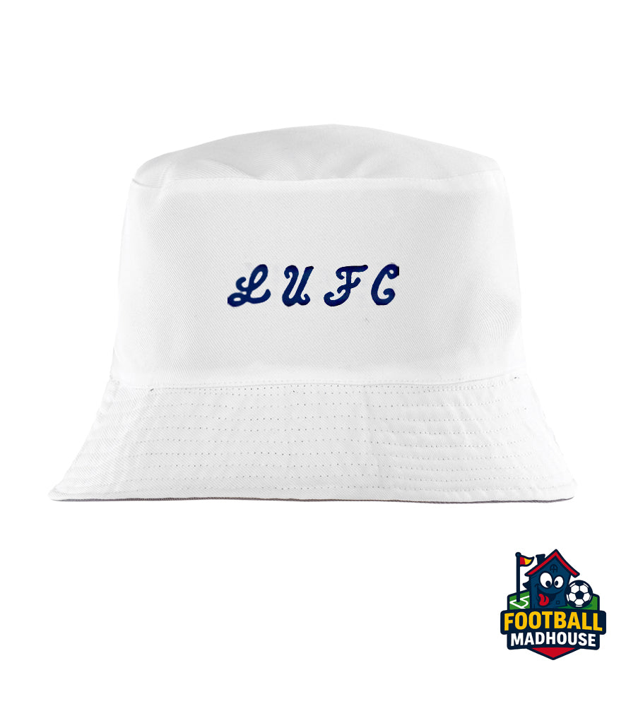 Leeds United 1996 Retro White Bucket Hat