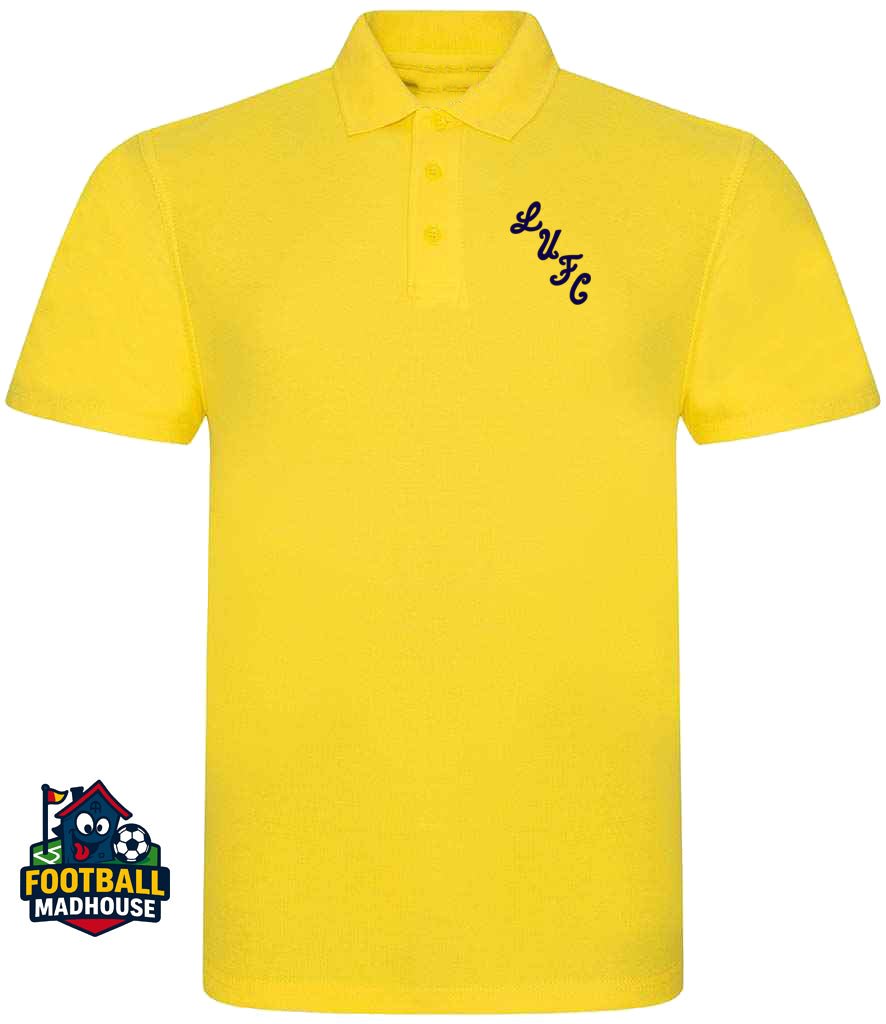 Leeds United 1996 Retro Yellow Polo