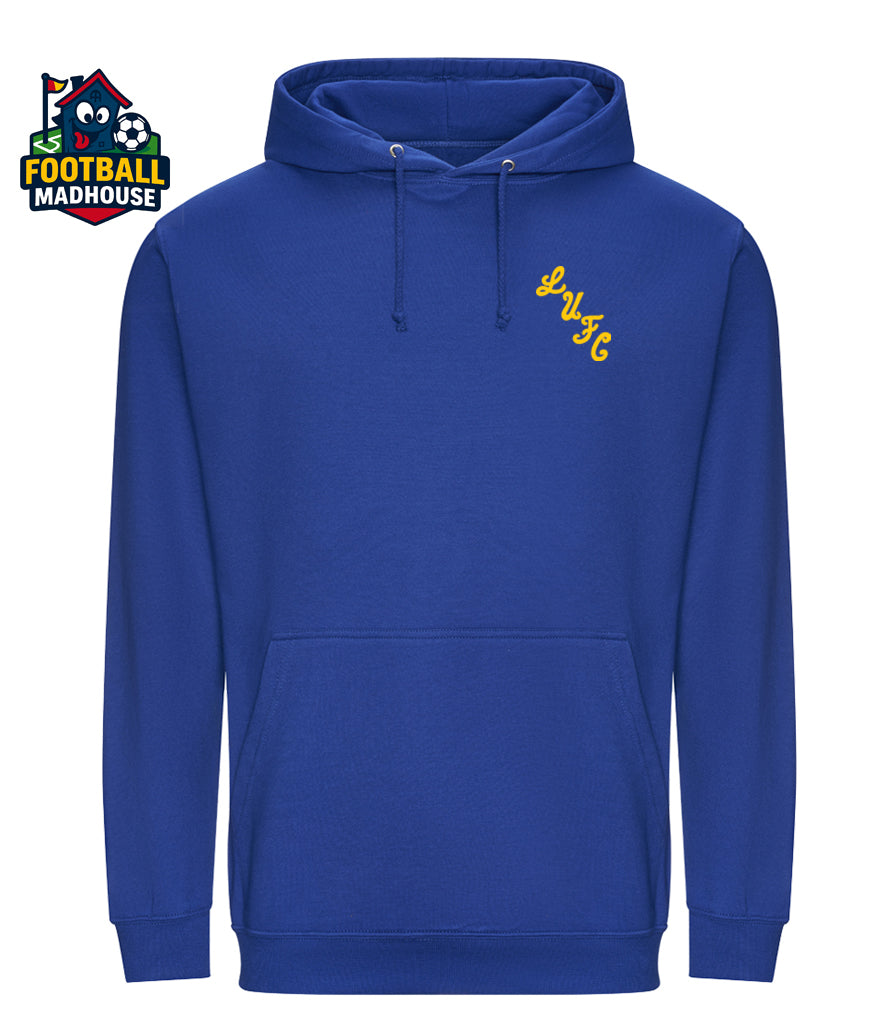 Leeds United 1996 Retro Blue Hoodie