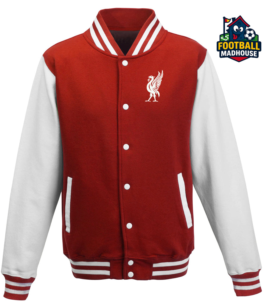 Liverpool Red & White Varsity Jacket