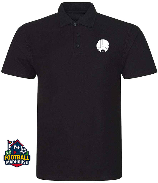 Newcastle United Retro Black Polo