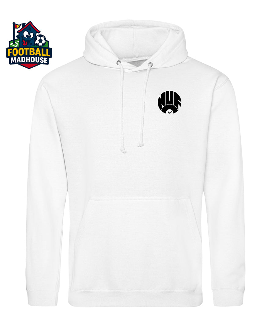 Newcastle United Retro White Hoodie
