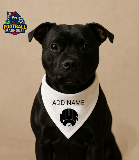 Newcastle United Retro White Dog Bandana
