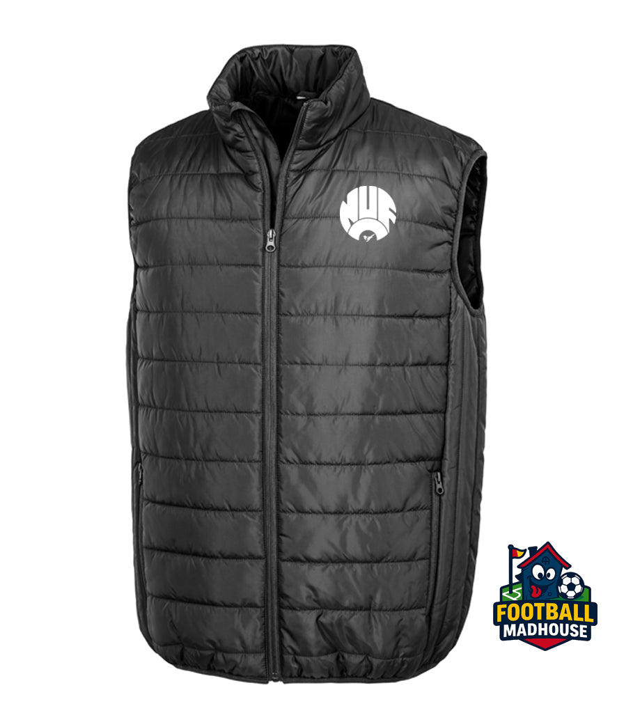 Newcastle United Retro Black Bodywarmer