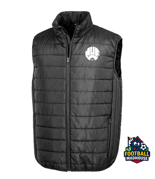 Newcastle United Retro Black Bodywarmer