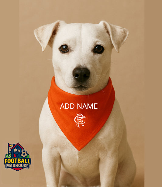 Glasgow Rangers Orange Dog Bandana