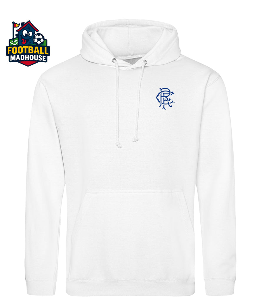 Glasgow Rangers White Hoodie