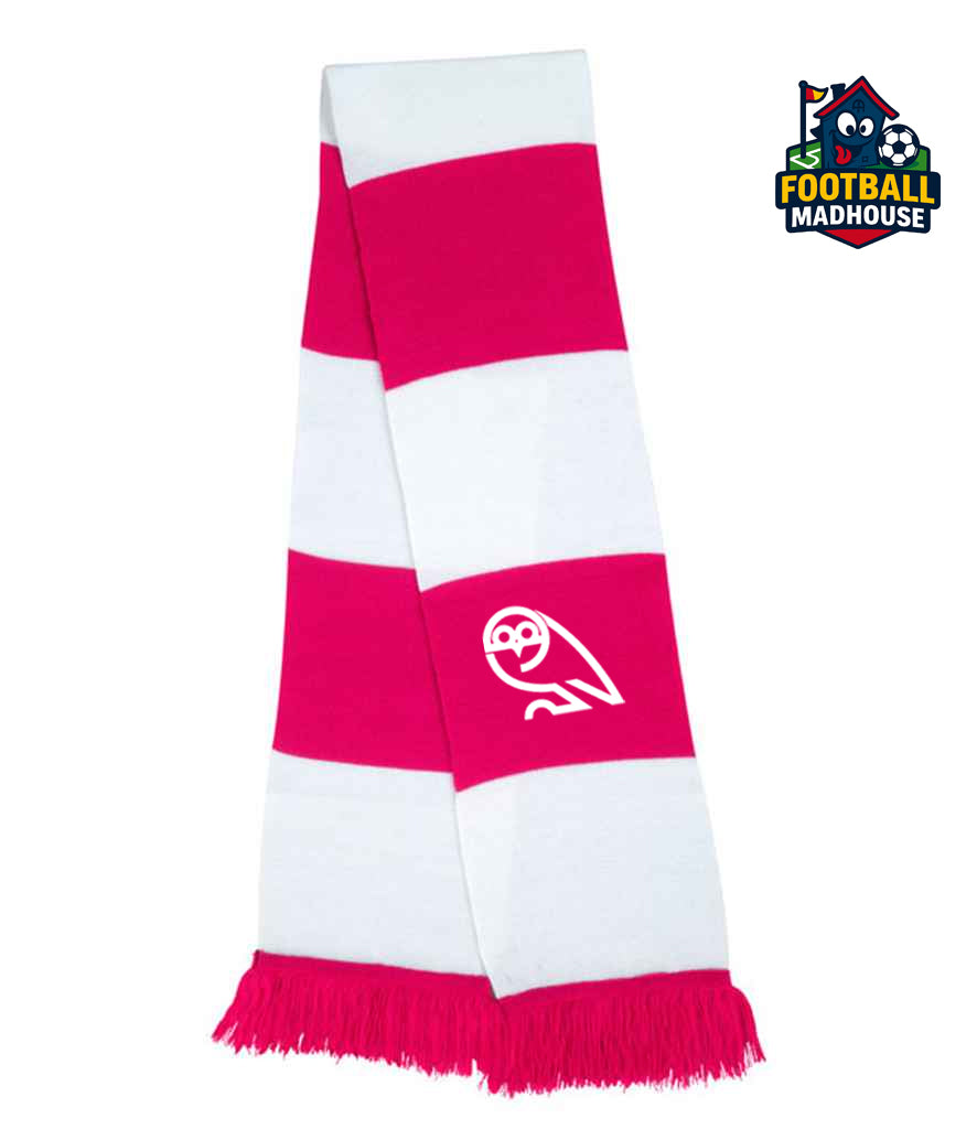 Sheffield Wednesday Hot Pink & White Scarf