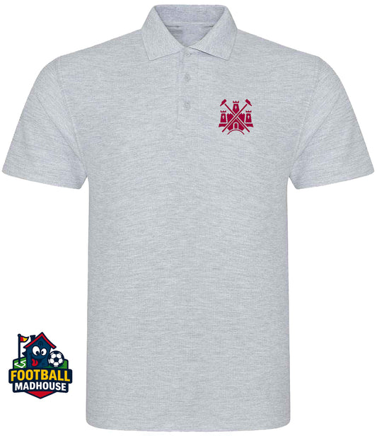West Ham United Castle Grey Polo