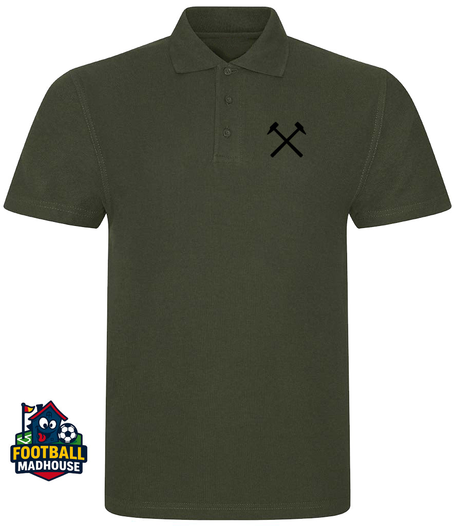 West Ham United Hammers Khaki Polo