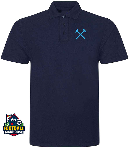 West Ham United Hammers Navy Polo