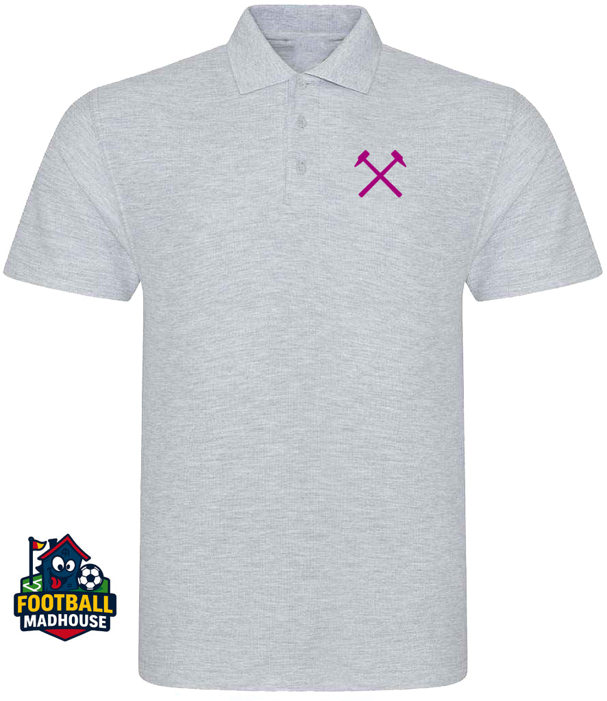 West Ham United Hammers Grey Polo