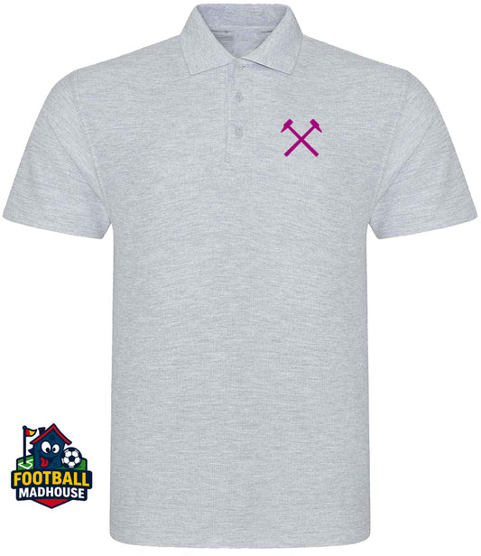 West Ham United Hammers Grey Polo