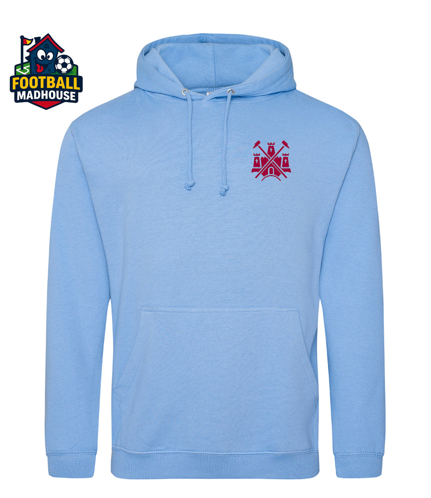 West Ham Castle Light Blue Hoodie