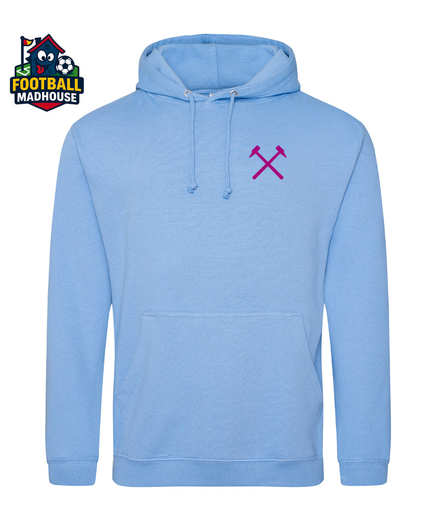 West Ham Hammers Light Blue Hoodie
