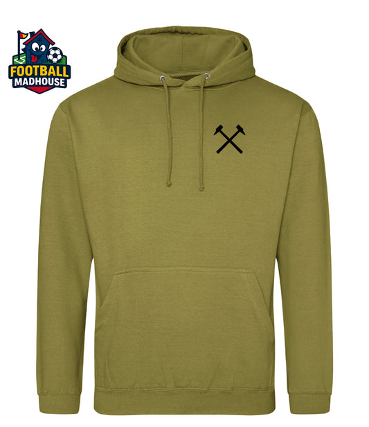 West Ham Hammers Khaki Hoodie