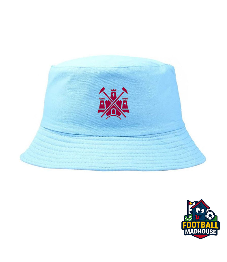 West Ham Castle Light Blue Bucket Hat