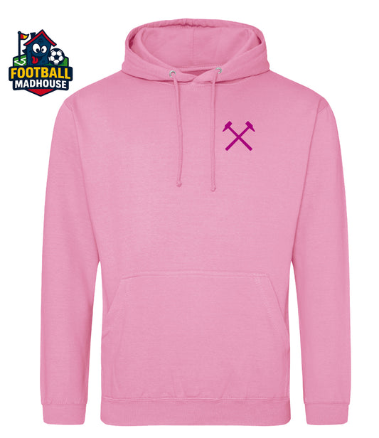 West Ham Hammers Pink Hoodie