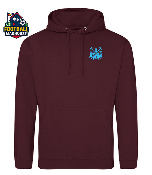 West Ham Castle Claret Hoodie